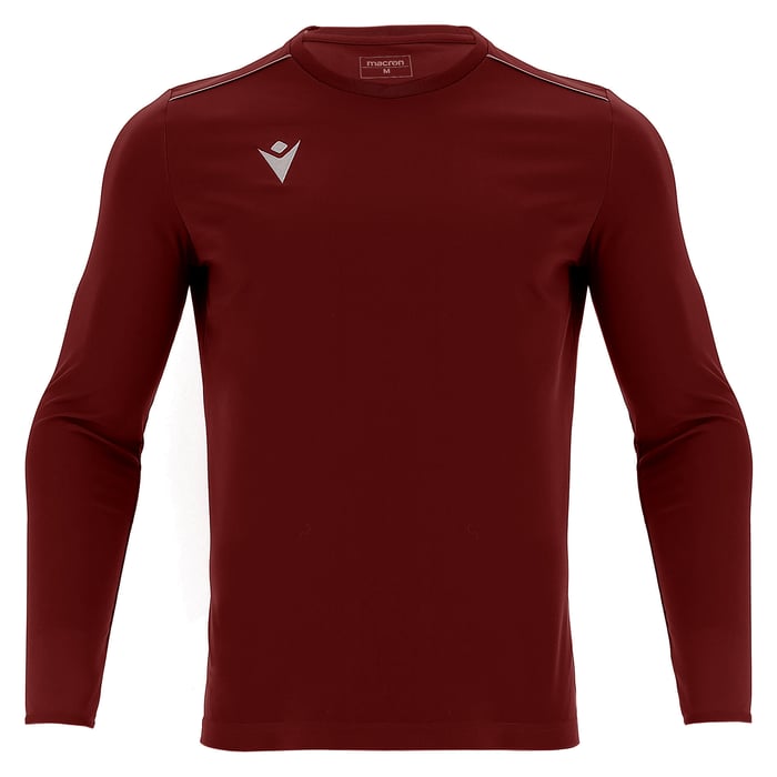 Macron Rigel Hero Long Sleeve Shirt in burgundy