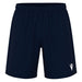 Black shorts with a logo on a white background