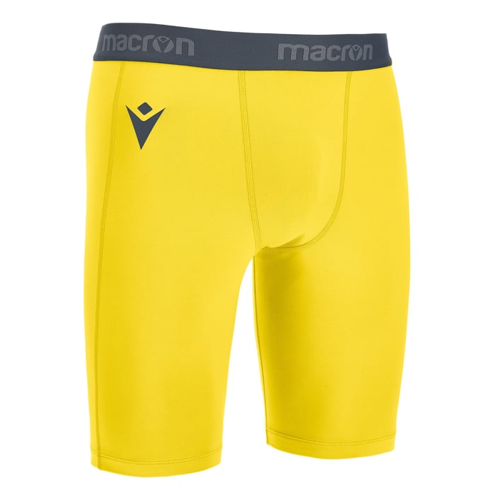 Macron Oak Compression Shorts in yellow
