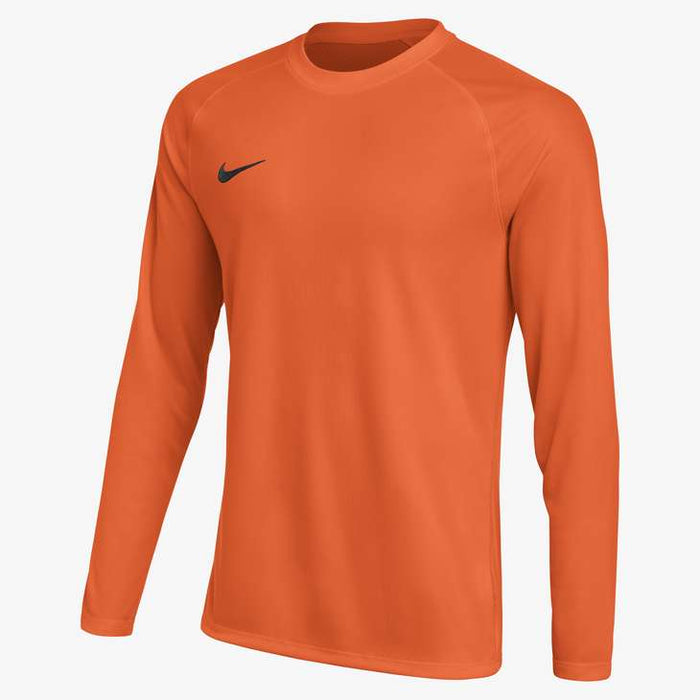 Nike Dri-Fit Park VIII Long Sleeve Shirt in safety orange