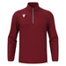 Macron Havel 1/4 Zip Top in cardinal