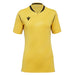 Yellow sports jersey with black accents on a white background