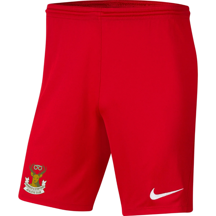 Cannock & Stafford Athletic Club - Nike Park III Shorts