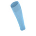 Light blue knee-high sock on a white background
