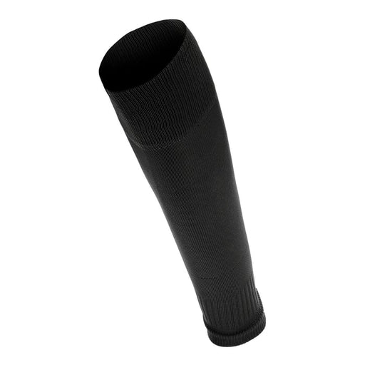 Black knee-high sock on a white background