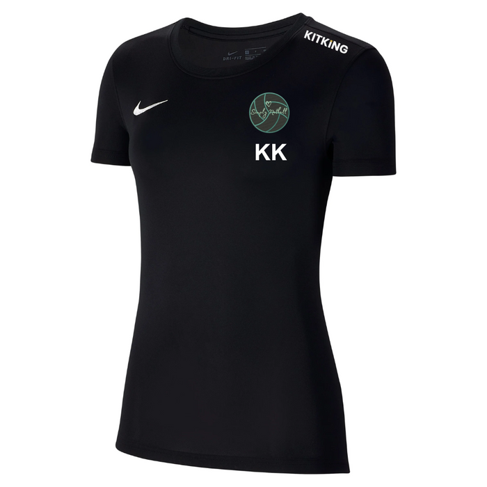 Simply Netball Black Womens Training Shirt