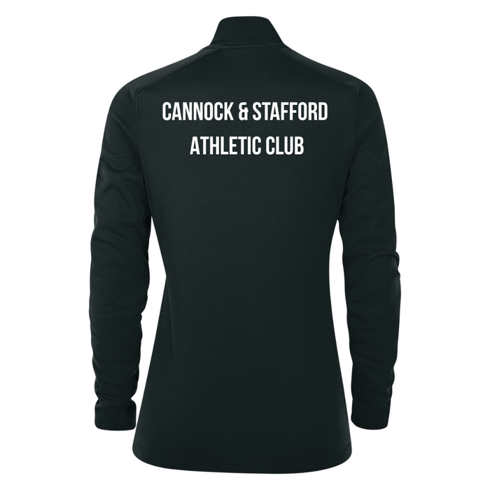 Cannock & Stafford Athletic Club - Women's 1/4 Zip Midlayer