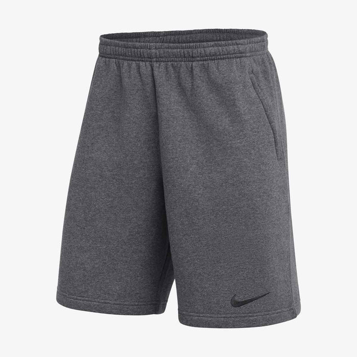 Nike Park Men's Fleece Soccer Shorts in DK Grey Heather/Black