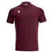 Macron Rock Short Sleeve Polo Shirt in burgundy