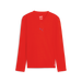 A red long sleeve baselayer for kids and men by Puma, with a V-neck cut and a small Puma logo on the chest.
