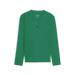 A green long sleeve baselayer for kids and men by Puma, with a V-neck cut and a small Puma logo on the chest.