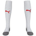 Puma Liga Socks Core in White/Red