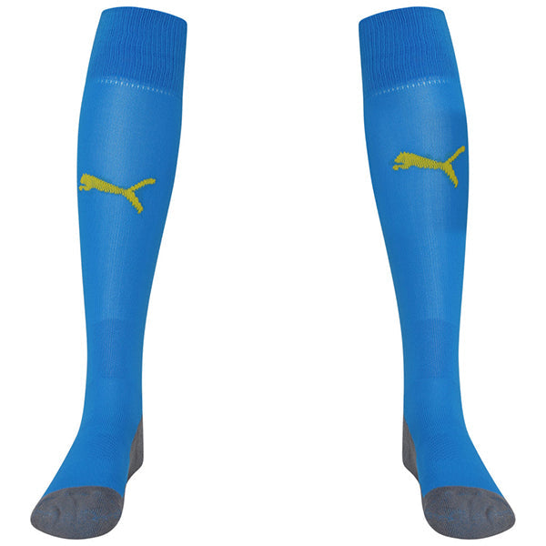 Puma Liga Socks Core in Electric Blue Lemonade/Cyber Yellow