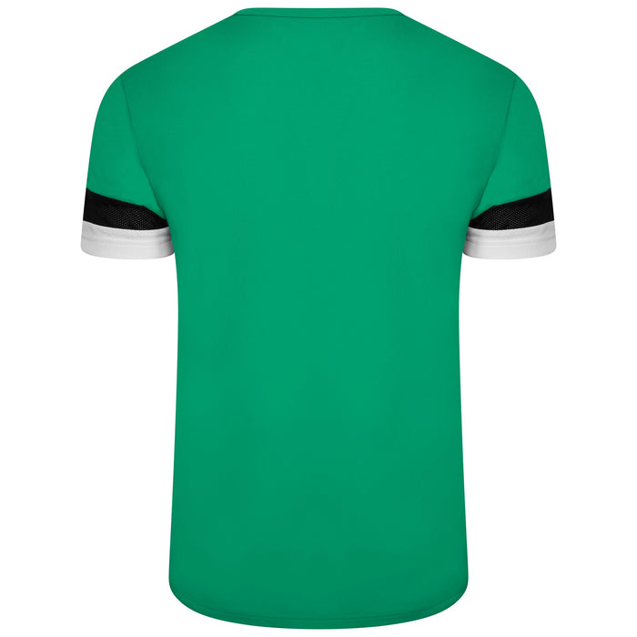 Puma Team Rise Short Sleeve Shirt in Pepper Green/Black/White