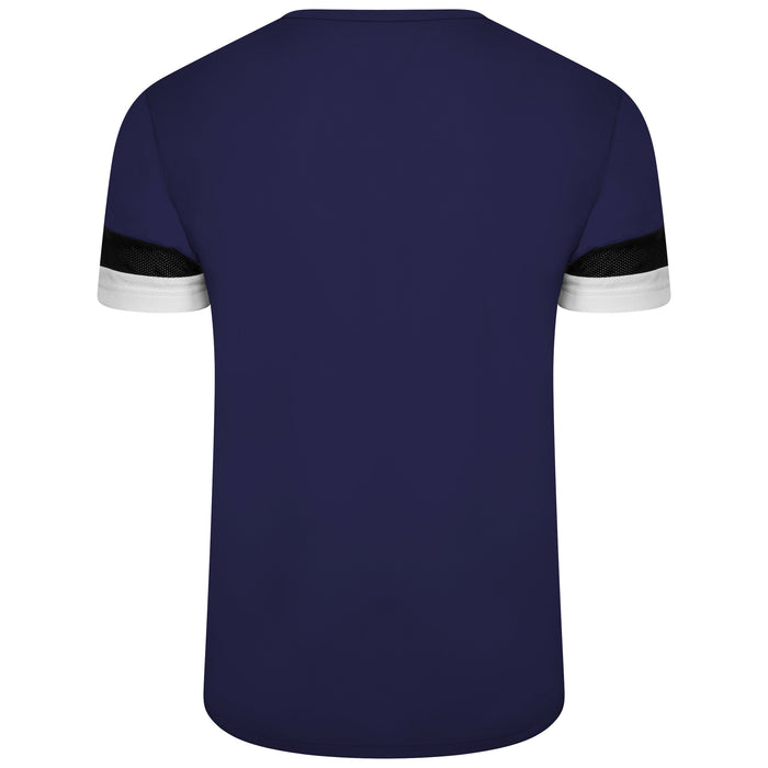 Puma Team Rise Short Sleeve Shirt in Peacoat/Black/White