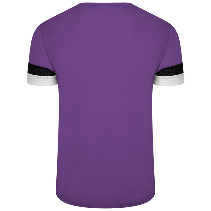 Puma Team Rise Short Sleeve Shirt in Prism Violet/Black/White