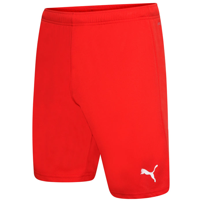 Puma Team Rise Shorts in Red/White