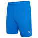 Puma Team Rise Shorts in Electric Blue Lemonade/White