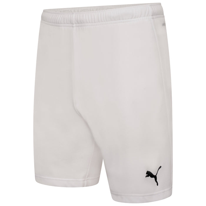 Puma Team Rise Shorts in White/Black