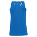 Blue tank top on a white background