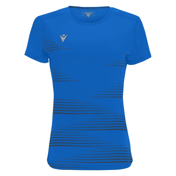 Macron Irma Women's Short Sleeve Shirt in blue