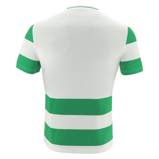 Macron Alcyon Short Sleeve Shirt in green and white
