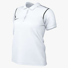 Nike Dri-FIT Park 20 Polo Short Sleeve Womens in white
