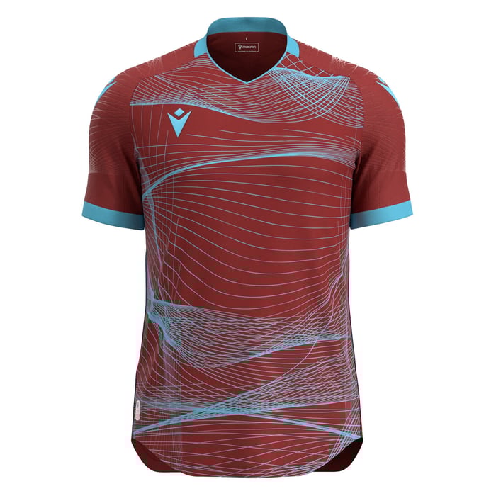 Macron Wyvern Eco Short Sleeve Shirt in cardinal