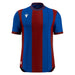 Macron Propus Eco Short Sleeve Shirt in blue and cardinal
