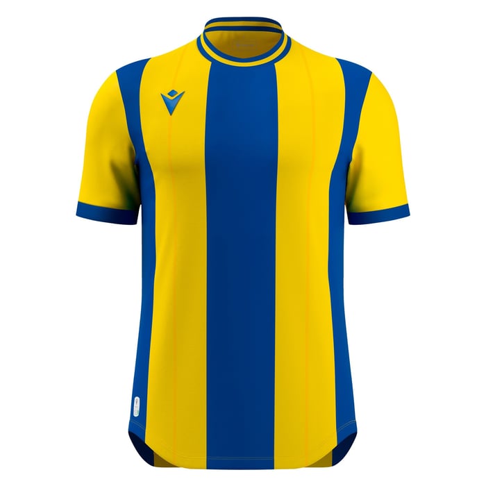 Macron Propus Eco Short Sleeve Shirt in yellow and blue