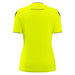 Yellow sports jersey with black accents on a white background