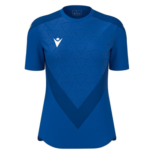 Macron Dryad Women's Short Sleeve Shirt in blue