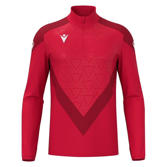 Macron Yaruga 1/4 Zip Top in red