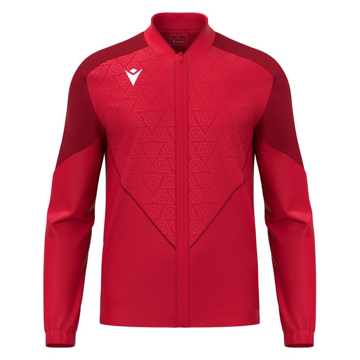 Macron Morpheus Full Zip Top in red