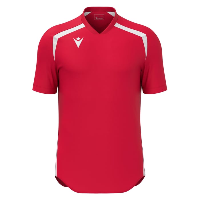 Macron Wyrm Short Sleeve Shirt in pink and white