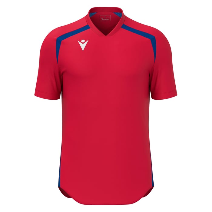 Macron Wyrm Short Sleeve Shirt in pink and blue
