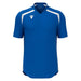 Macron Wyrm Short Sleeve Shirt in blue and white