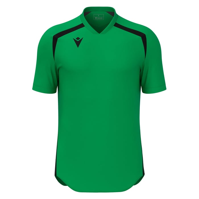 Macron Wyrm Short Sleeve Shirt in green and black