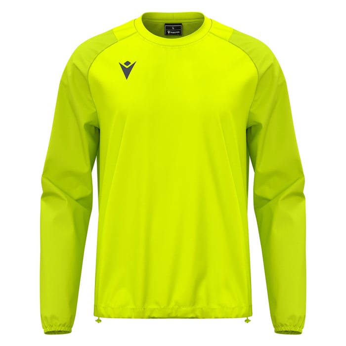 Macron Drizzle Long Sleeve Wind Breaker in yellow