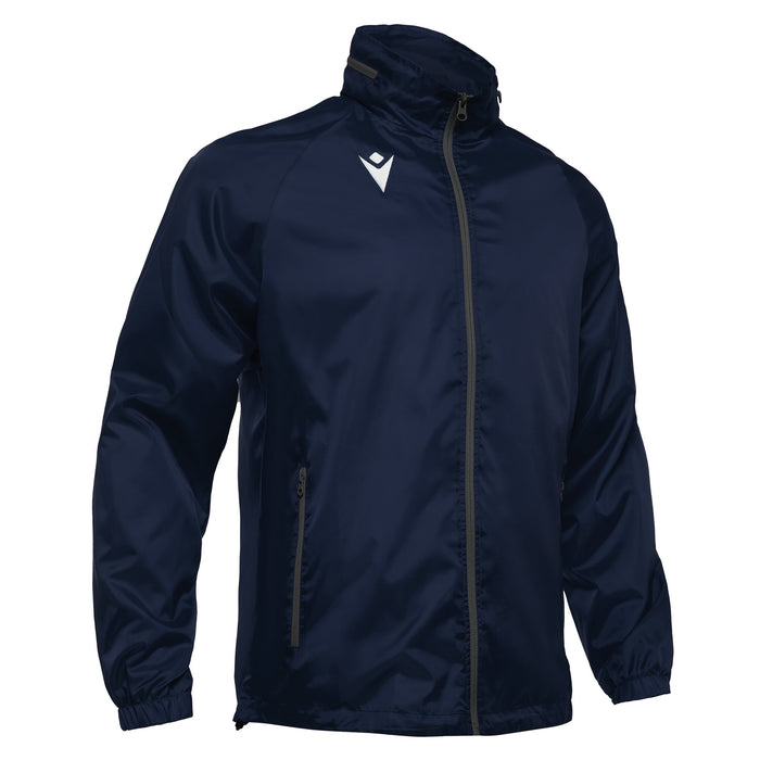 Macron Praia Hero Full Zip Wind Breaker in navy