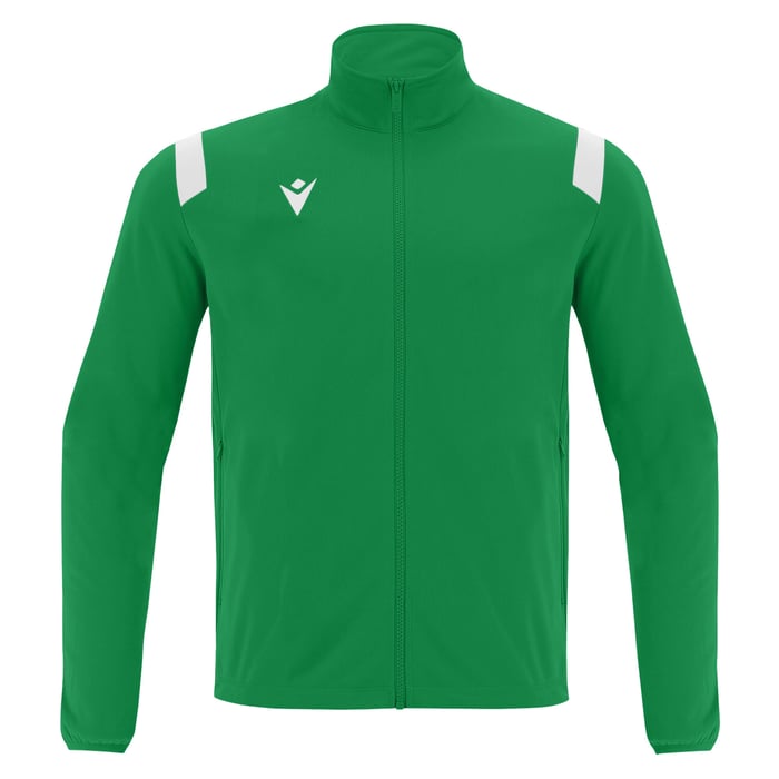 Macron Fujin Full Zip Top in green and white