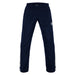 Navy blue pants with a logo on a white background
