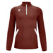 Macron Fraser 1/4 Zip Top in red