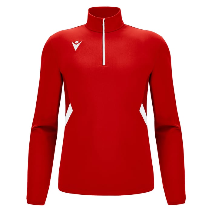 Macron Plave 1/4 Zip Top in red