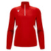 Macron Plave 1/4 Zip Top in red