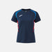 Joma Championship 20 Women's Short Sleeve Shirt in Dark Navy/Royal Blue
