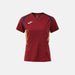 Joma Championship 20 Women's Short Sleeve Shirt in Dark Red/Dark Navy