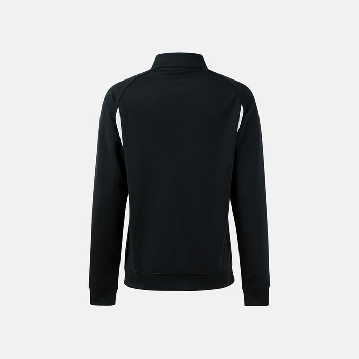 Black long-sleeve shirt on a white background