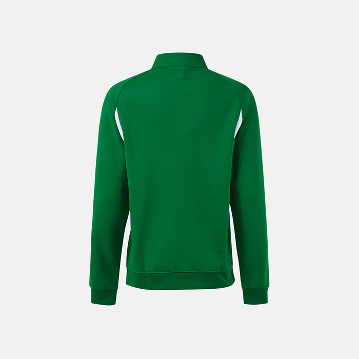 Green sweatshirt on a white background