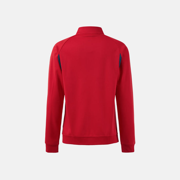 Red sweatshirt on a white background